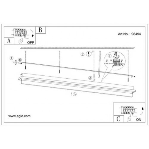 Люстра Eglo SPADAFORA 98494