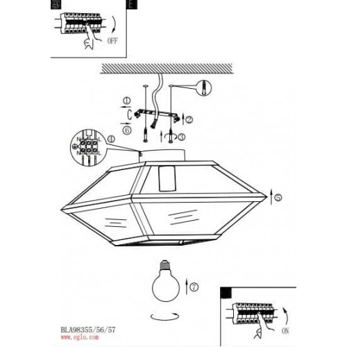 Люстра Eglo CASEFABRE 98357