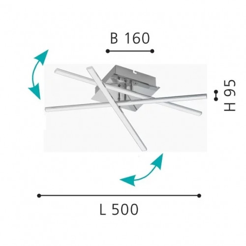 Люстра Eglo LASANA 95567