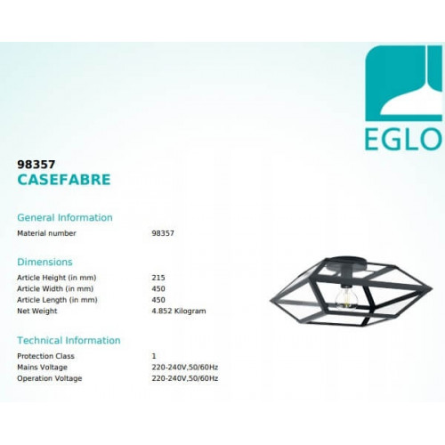 Люстра Eglo CASEFABRE 98357