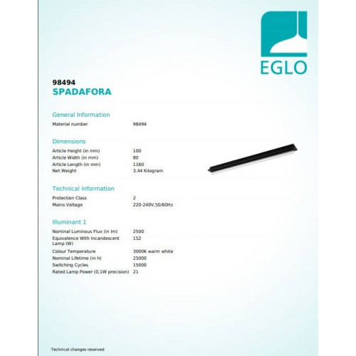 Люстра Eglo SPADAFORA 98494