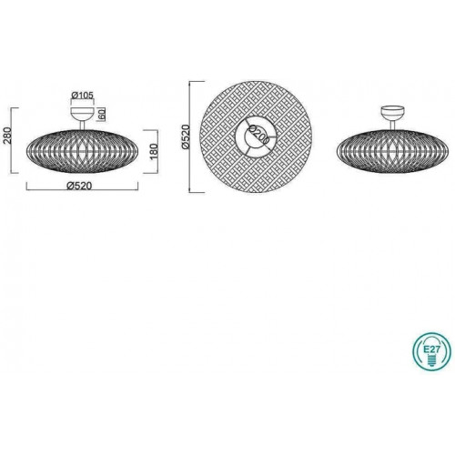 Люстра Trio HEDDA 612300236