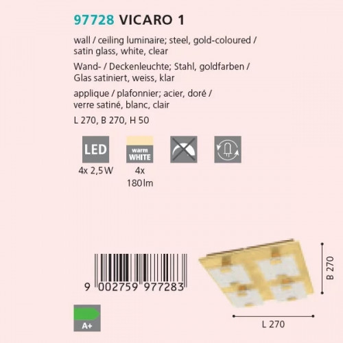 Люстра Eglo VICARO 97728