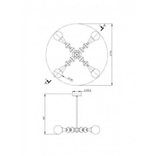 Стельовий світильник AZzardo TAPPO AZ0754 (MX5812SCH)