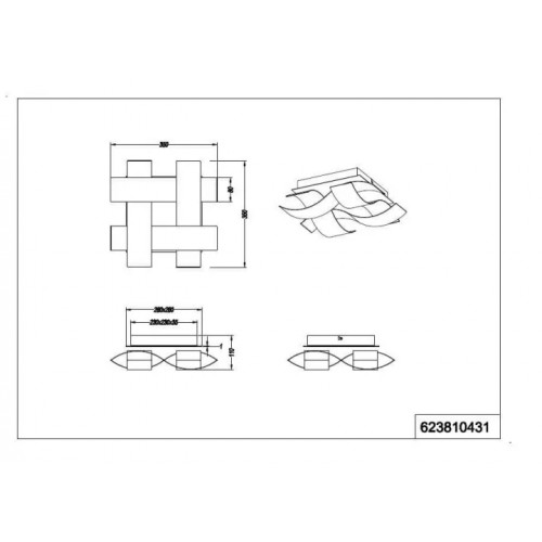 Люстра Trio RUBY 623810431