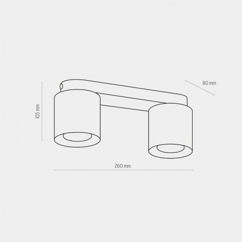 Стельовий світильник TK Lighting VICO 6509