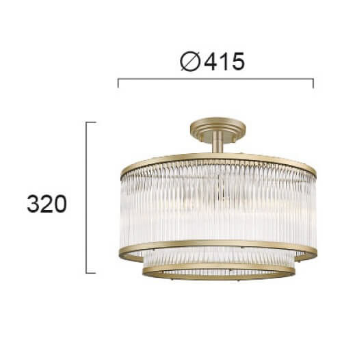 Люстра Viokef KAROLINA 4258800