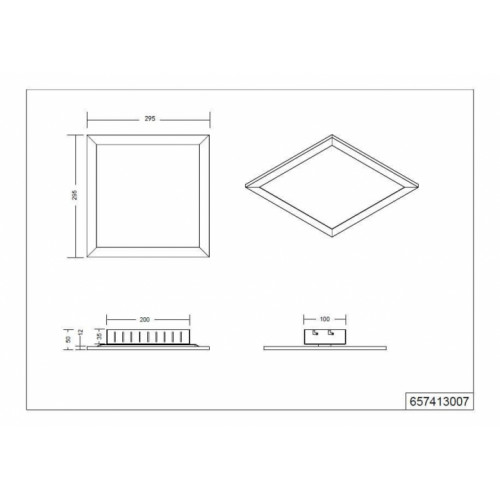 Стельовий світильник Trio GRIFFIN 657413007