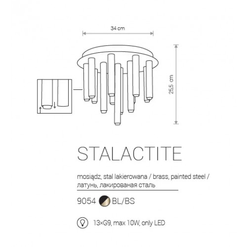 Люстра Nowodvorski STALACTITE 9054