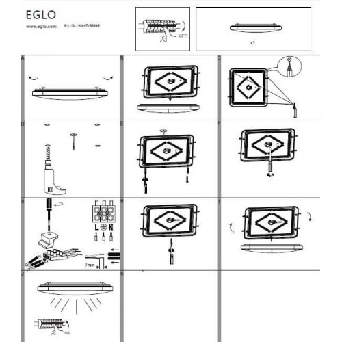 Стельовий світильник Eglo FRANIA-S 98449
