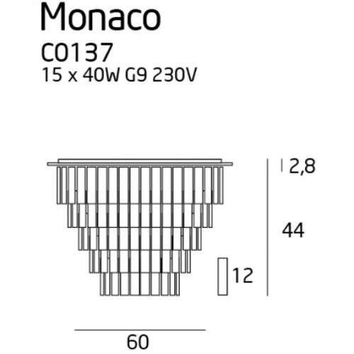 Люстра MAXlight MONACO C0137