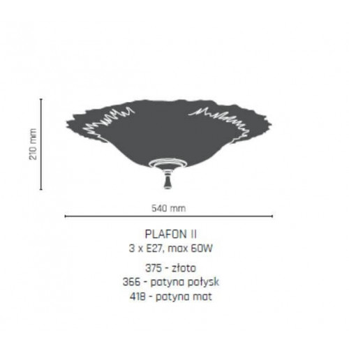 Люстра Amplex PLAFON 2 366 (8809)