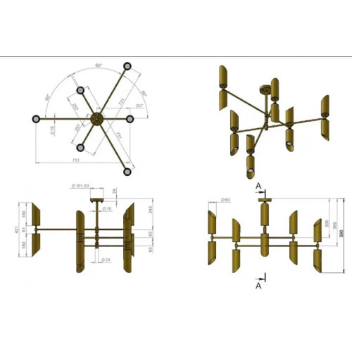 Люстра Pikart SC12 32011-1