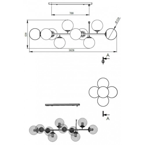 Люстра Pikart BB2 25268-1