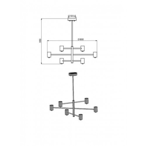 Люстра Pikart POINTER 24921-2