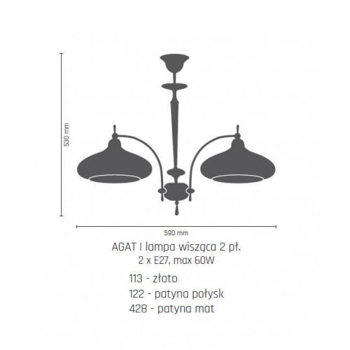 Люстра Nowodvorski TURDA 8955