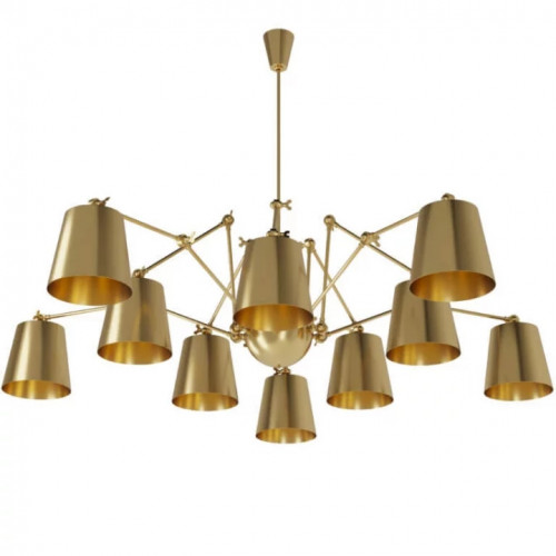 Люстра PikArt Spider 10 Brass 21915