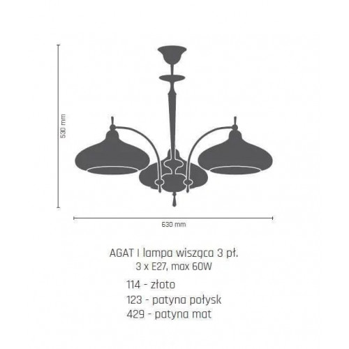 Люстра Nowodvorski TURDA 8947