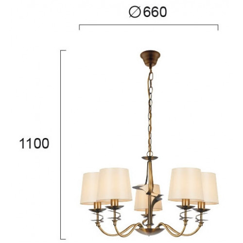 Люстра Viokef JULIET 4210800