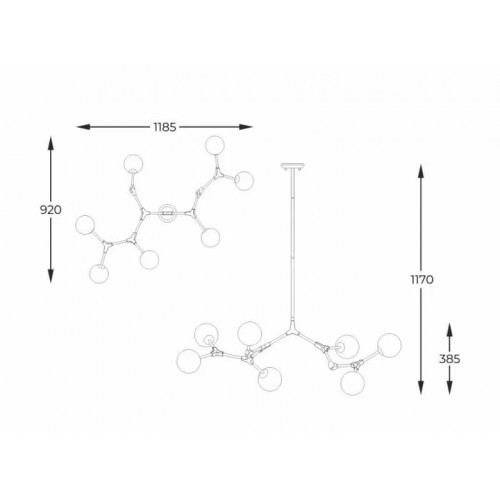 Люстра Zuma Line DEIMOS P0462-07D-U8AC