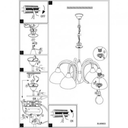 Люстра Eglo MILEA 89827
