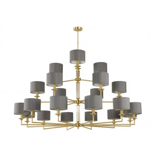 Люстра Kutek ARTU, золото матове, 150 см