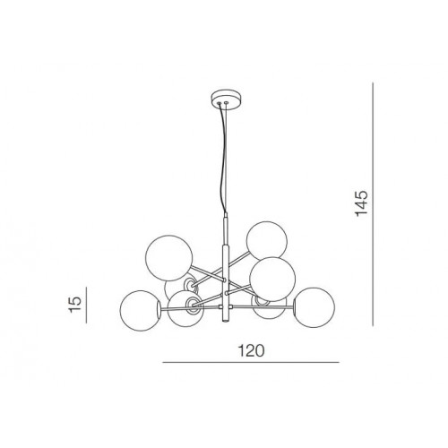 Люстра Azzardo OVIEDO 8 AZ4422