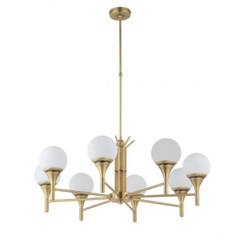 Люстра Kutek MELEZE, 80 см, злото матове