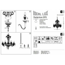 Люстра Ideal Lux REDENTORE 187457