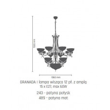 Люстра Amplex GRANADA 489 (8322)