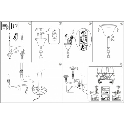 Люстра deal Lux DANIELI 221373