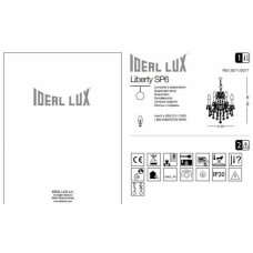 Люстра Ideal Lux LIBERTY 073729
