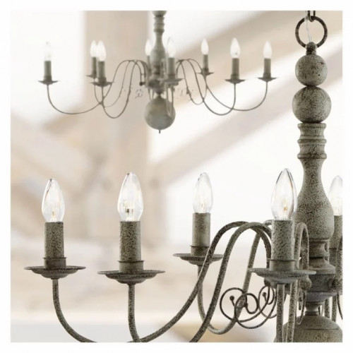 Люстра Searchlight Greythorne 2268-8GY