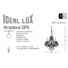 Люстра Ideal Lux AMADEUS 168753