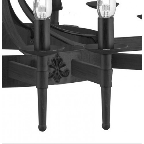 Люстра Searchlight Cartwheel 24212-12BK