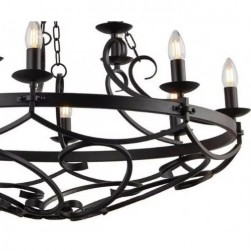 Люстра Searchlight CARTWHEEL 8912-12BK