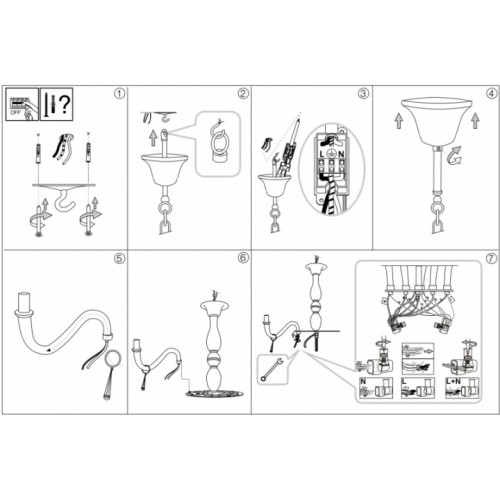 Люстра Ideal Lux RENOIR 197791