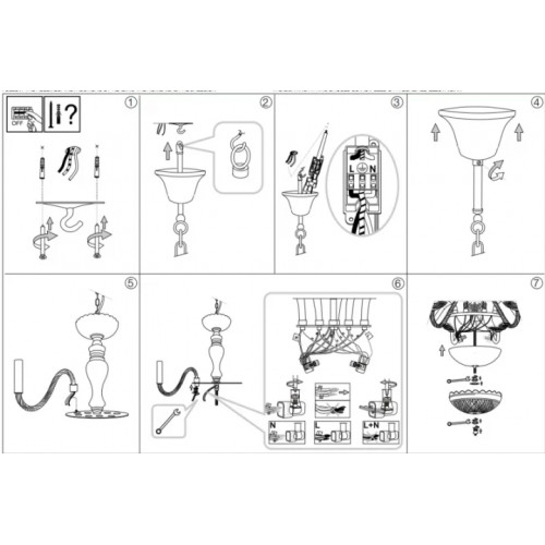 Люстра Ideal Lux ROSE 166889