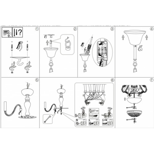 Люстра Ideal Lux ROSE 166889