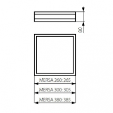 Стельовий світильник Kanlux MERSA 300-W/M 25675