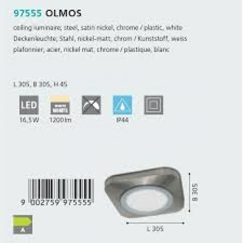 Стельовий світильник Eglo OLMOS 97555