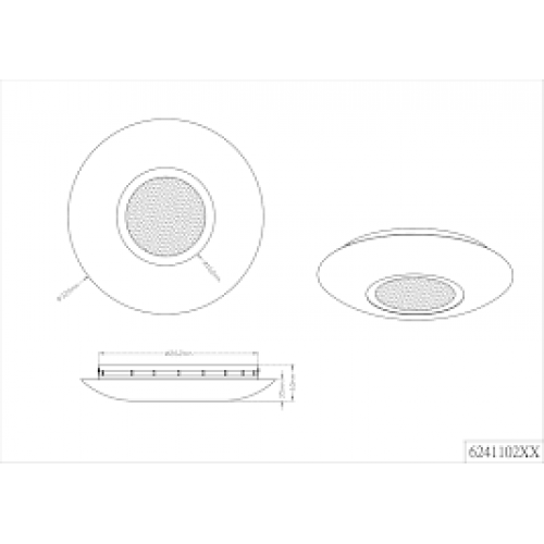 Стельовий світильник Trio CHIROS 624110279