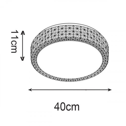 Стельовий світильник Zuma Line MOA CL15068C-D40