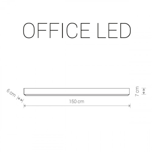 Стельовий світильник Nowodvorski OFFICE LED 9358