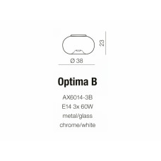Стельовий світильник AZzardo OPTIMA B AZ0182 (AX60143BWH)