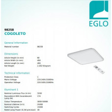 Стельовий світильник Eglo COGOLETO 98258