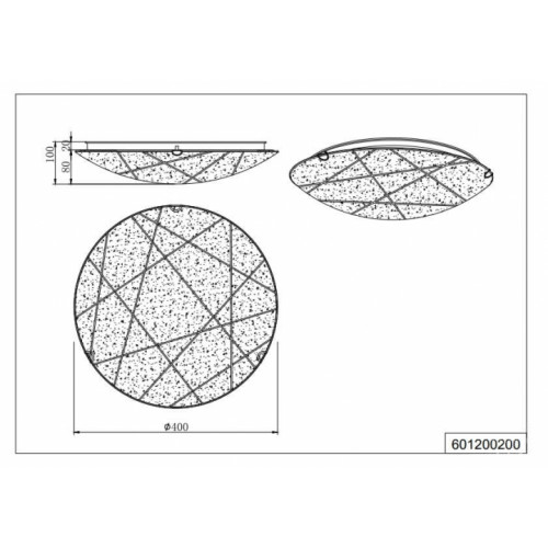 Стельовий світильник Trio SANDRINA 601200200