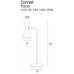 Настільна лампа Maxlight CORNET T0039
