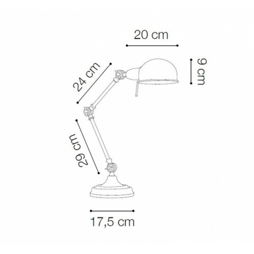 Настільна лампа Ideal Lux Truman 145204
