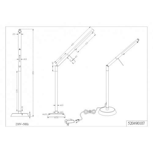 Настільна лампа TRIO FILIGRAN 520490107